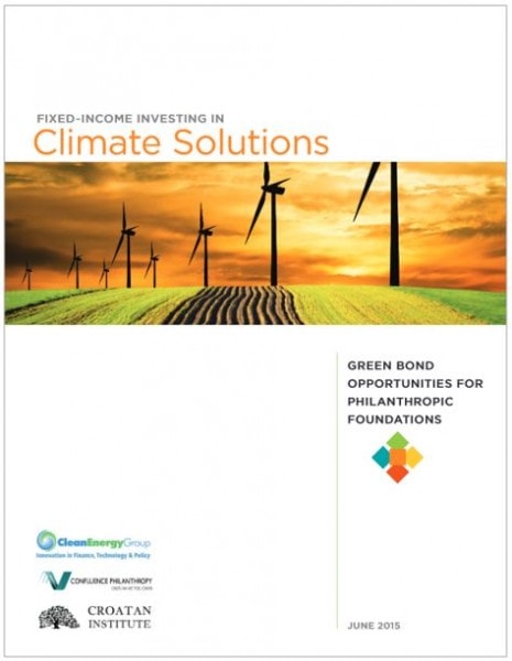 Climate Solutions Investing Report Cover with Border