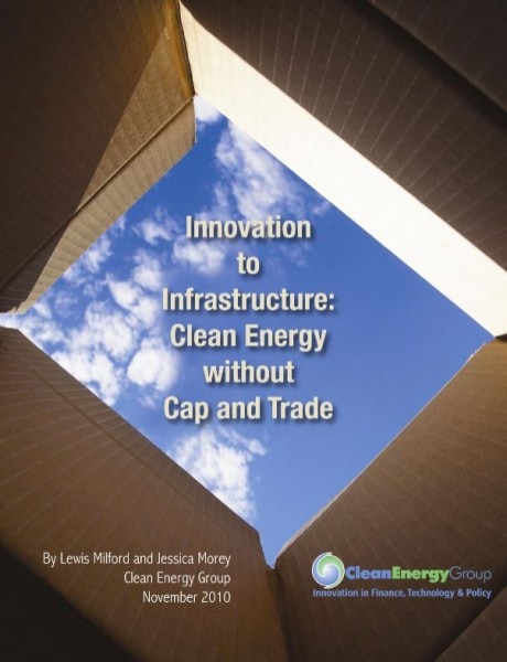 Innovation to Infrastructure report cover nov 2010