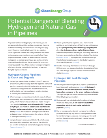 Hydrogen Blending FS Cover